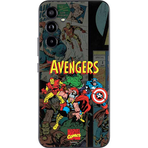 Marvel Classic Comics Avengers Assemble Galaxy A54 5G Skin